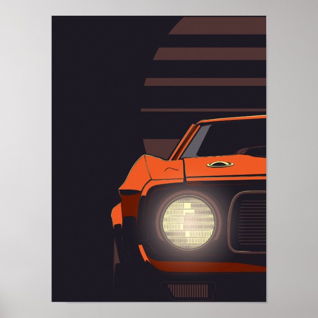 Poster Músculo Americano Clássico (Frente)