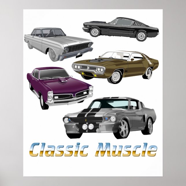 Poster músculo clássico (Frente)