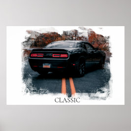 Poster *~* Músculo Clássico Antigo Carro