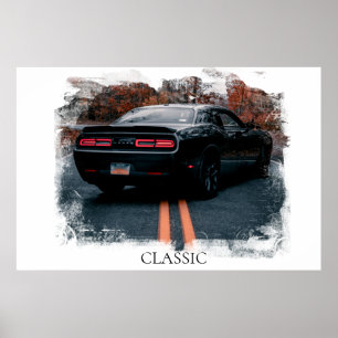 Poster *~* Músculo Clássico Antigo Carro