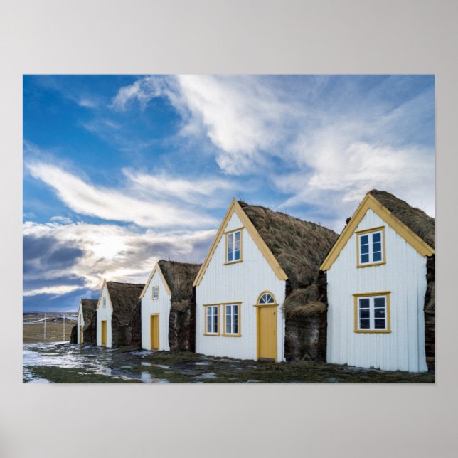 Póster Museu ao ar livre de Glaumbaer (Frente)