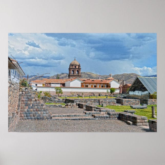Poster Museu Arqueológico em Cusco, Peru (Frente)