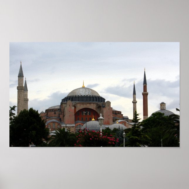 Póster Museu Ayasofya em Istambul (Frente)