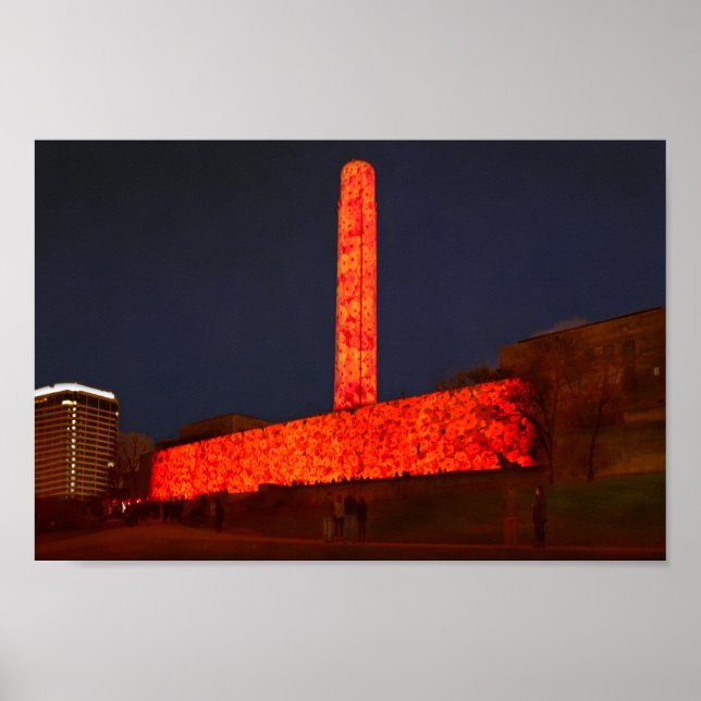 Poster Museu da Primeira Guerra Mundial e Exibição de Pop (Frente)