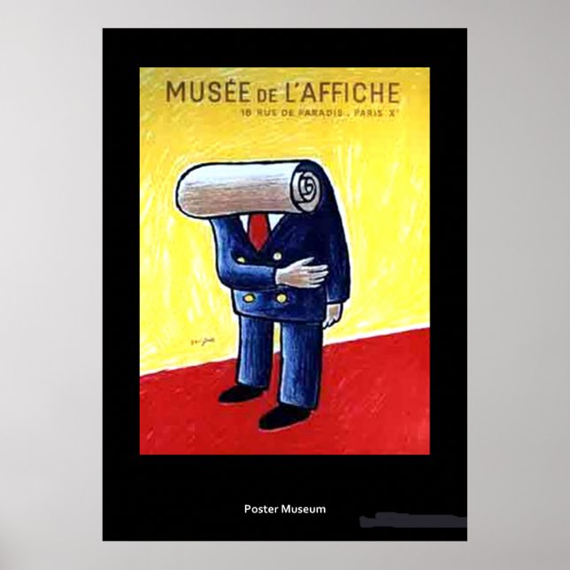 Póster Museu de Cartazes Antigos Musee de L'affiche (Frente)