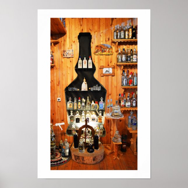 Póster Museu de vodka na Rússia (Frente)