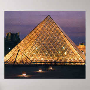 Poster Museu do Louvre