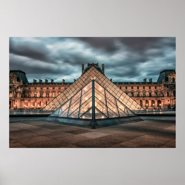 Poster Museu do Louvre (Frente)