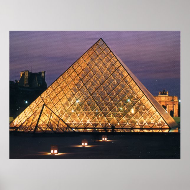 Poster Museu do Louvre (Frente)