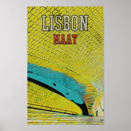 Poster museu MAAT em Lisboa Portugal