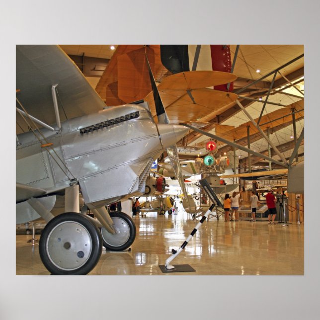 Poster Museu Nacional de Aviação Naval de pessoas (Frente)
