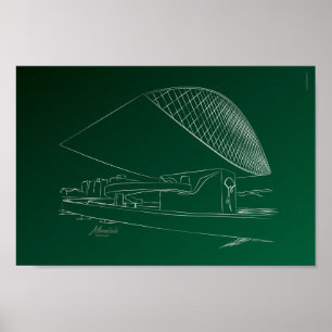 Póster Museu Oscar Niemeyer