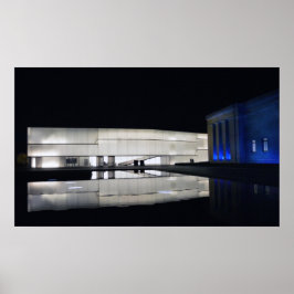 Póster Museu Real de Arte da Cidade de Kansas Blue