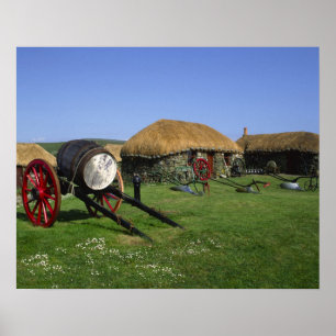 Póster Museu Skye, Kilmuir, Ilha de Skye, Highlands,