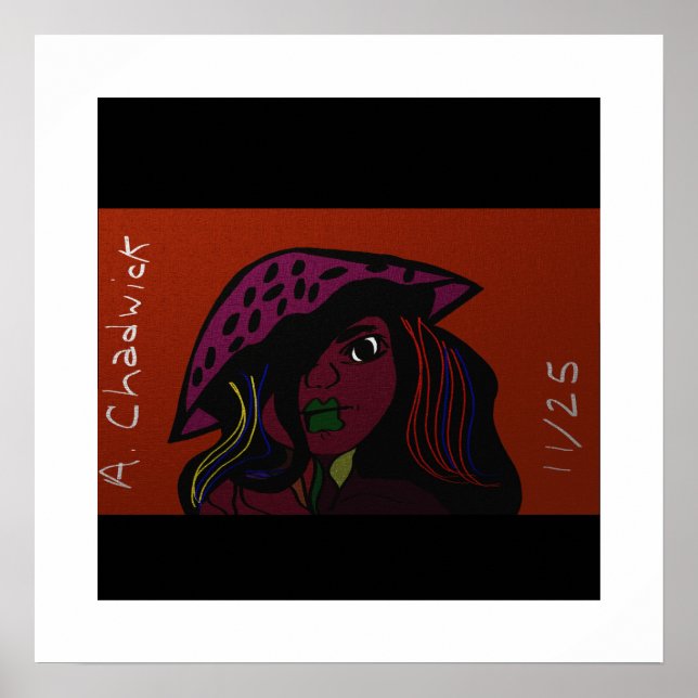 Poster Mushroom Girl (Frente)