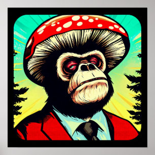 Poster Mushroom Gorilla