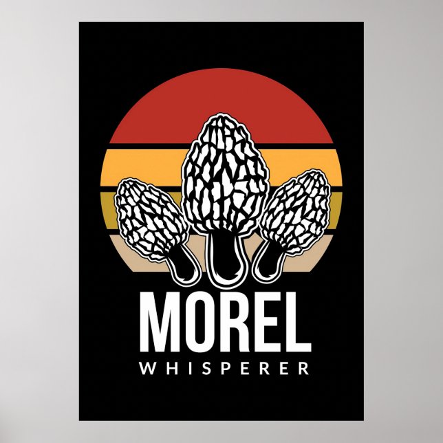 Poster Mushroom Hunter Morel Whisperer (Frente)