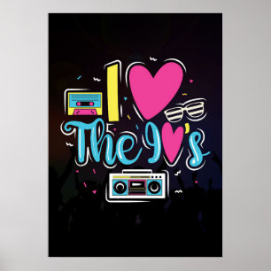 Poster Music Art 90s - Festa Retro Cassette