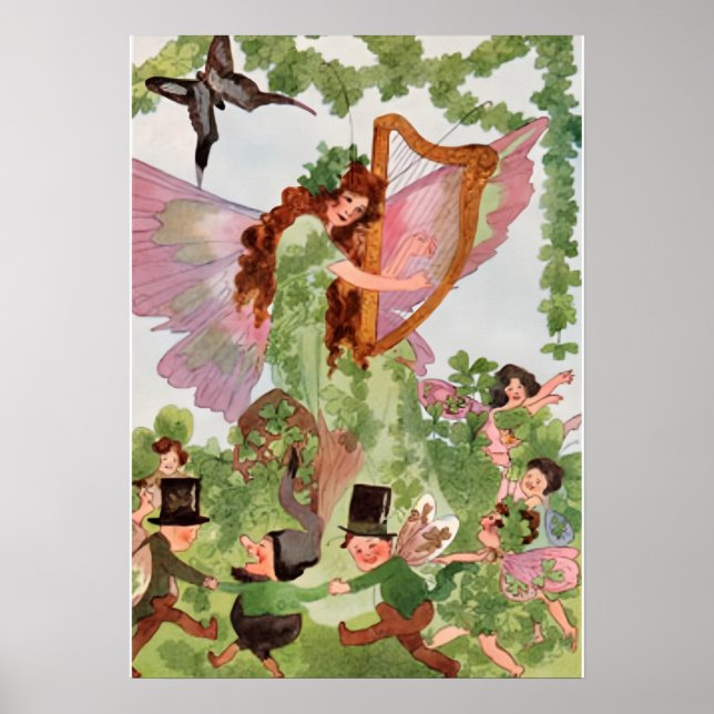 Poster Music Faerie Playing Music (Frente)