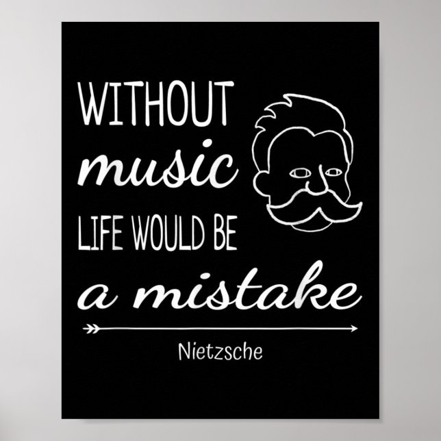 Poster Music Friedrich Nietzsche (Frente)