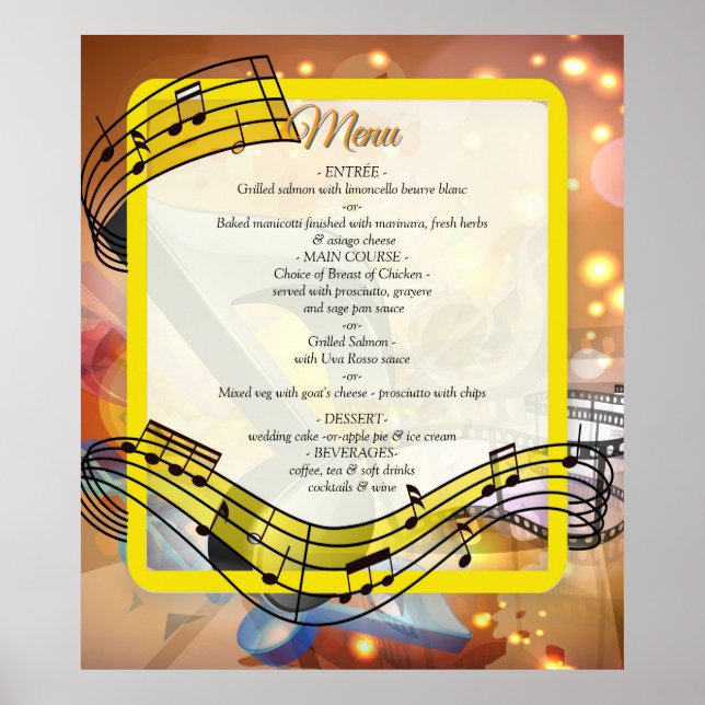 Poster Music Lovers Celebration Themes (Frente)