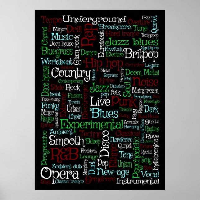 Póster Música (Frente)