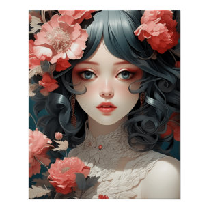 Póster Música AI Mística: Vintage Little Black Vress