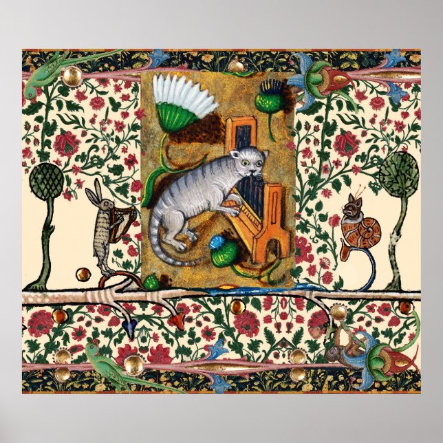 POSTER MÚSICA BESTIÁRIA MEDIEVAL ESTRANHA,ÓRGÃO DE JOGO C (Frente)