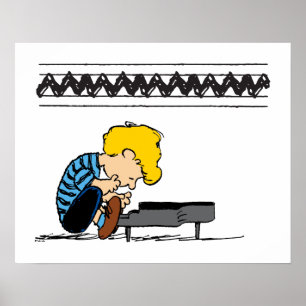 Poster Música Charlie Brown Schroeder