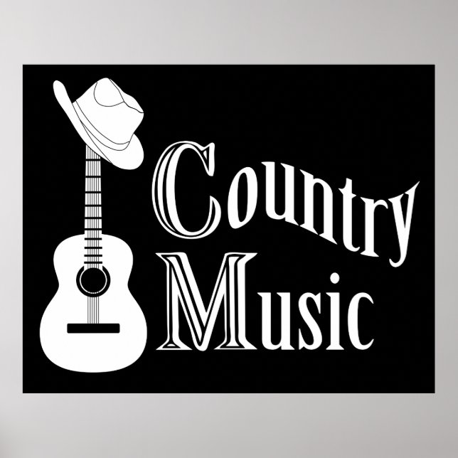 Poster Música country (Frente)