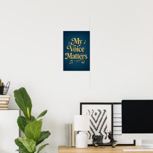 Poster Música da Alma: "Minha Voz Importa"