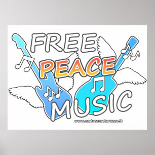 Poster Música de Paz Livre