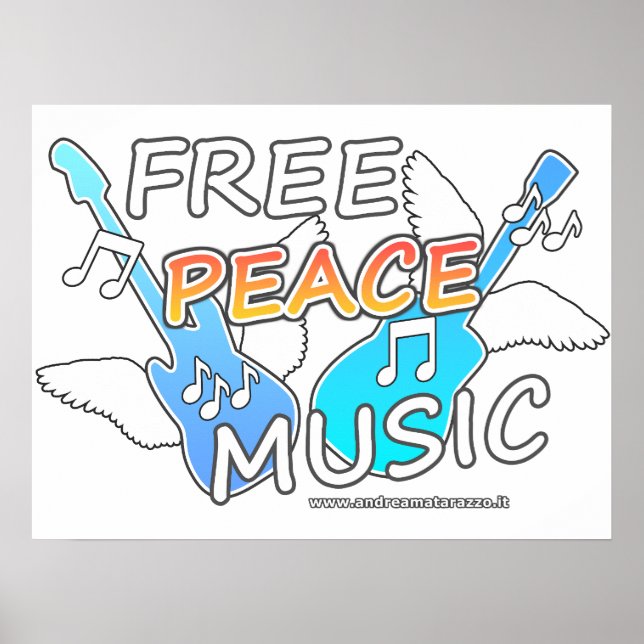 Poster Música de Paz Livre (Frente)