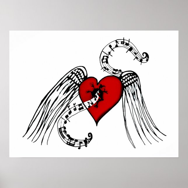 Poster Música do coração (Frente)