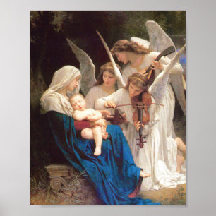 Poster Música dos Anjos - William-Adolphe Bouguereau
