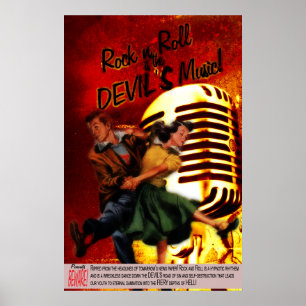 Póster Música dos diabos