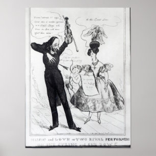 Póster Música e amor ou dois executores rivais