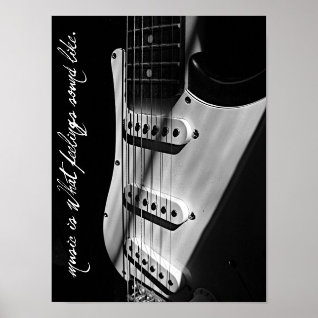 Póster música é como os sentimentos soam (Frente)