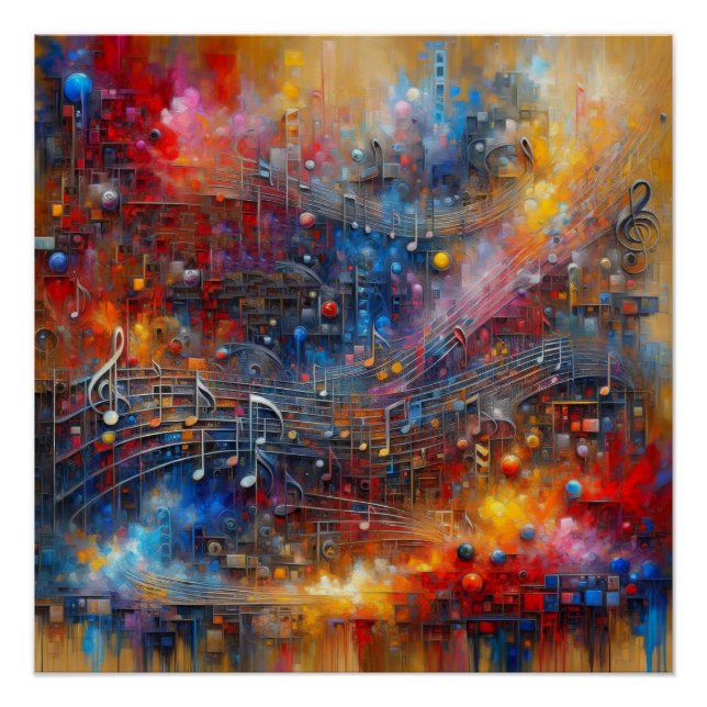 PÓSTER MÚSICA E COR (Frente)