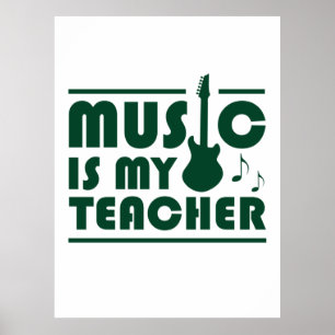 Poster Música É Meu Professor