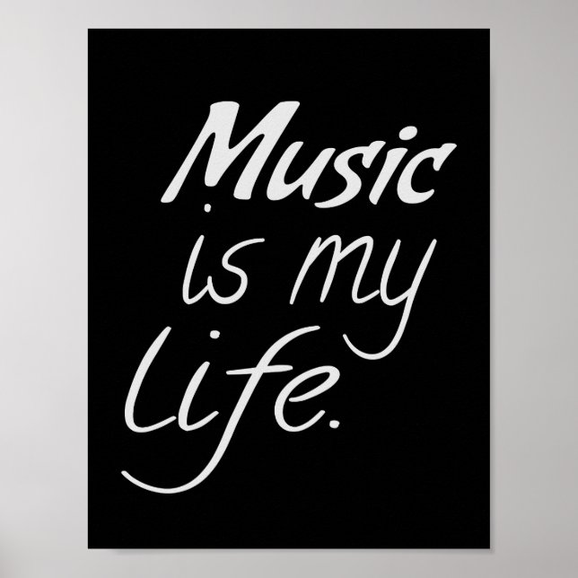 Poster Música é Minha VIDA (Frente)