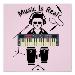 Póster Música É Real