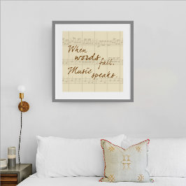 Poster Música Fala sem estrutura