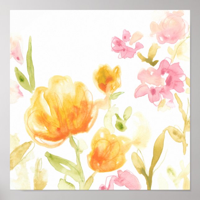 Póster Música Floral I (Frente)