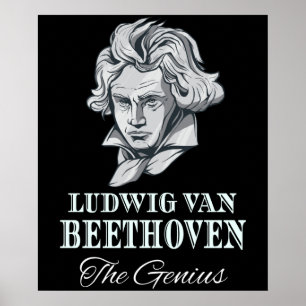 Poster Música - Ludwig Van Beethoven O Gênio