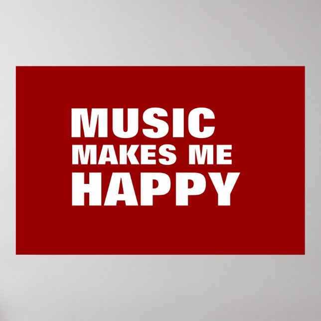 PÓSTER MÚSICA ME FAZ FELIZ (Frente)