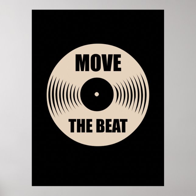 Poster Música Mova O Beat (Frente)