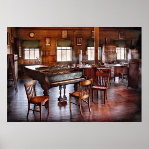 Póster Música - O piano de cauda