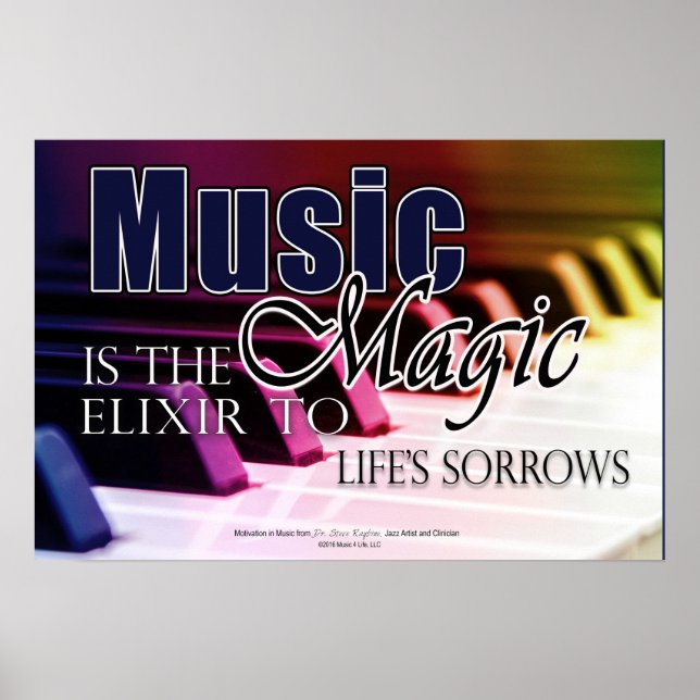 Poster Música Oferece Piano Estudantes - Música (Frente)