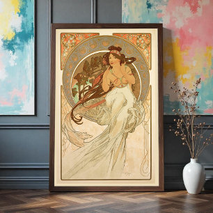 Poster Música por Alphonse Mucha
